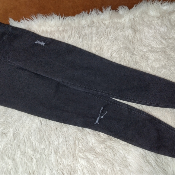 SPANX Vintage Distressed Ankle Skinny Jeans in Vintage Black Size S - Picture 7 of 10